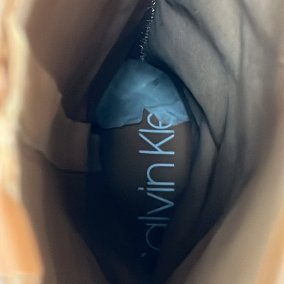 Calvin Klein CANDACE Knee High Leather Boots Size 6.5 - Picture 3 of 9